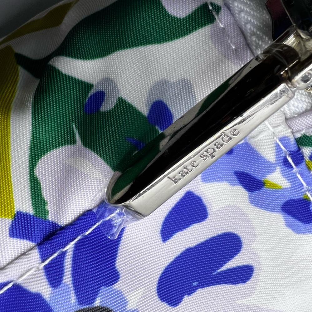 Kate Spade Festival Floral Lunch Tote in Blue, Green, Yellow, & White NEW w TAGS - Picture 7 of 12